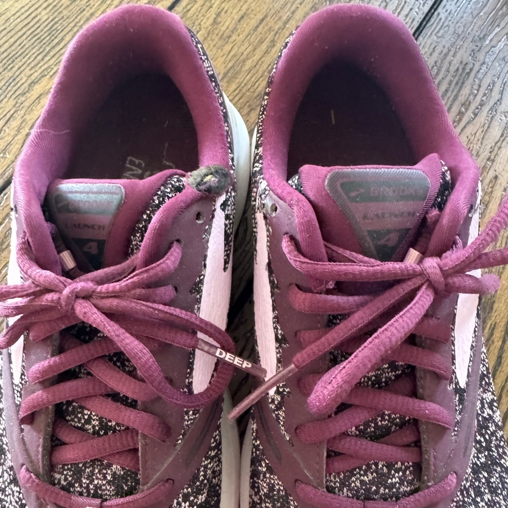 Brooks Women's Athletic Shoes - Maroon and Pink - Picture 6 of 8